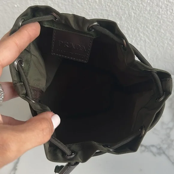 Prada Pouch in Dark Green - Picture 7 of 7